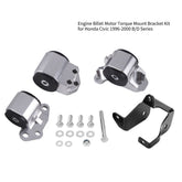 Aluminum 3 Bolt Engine Swap Mount Kit For 1996-2000 Honda Civic EK B D Series